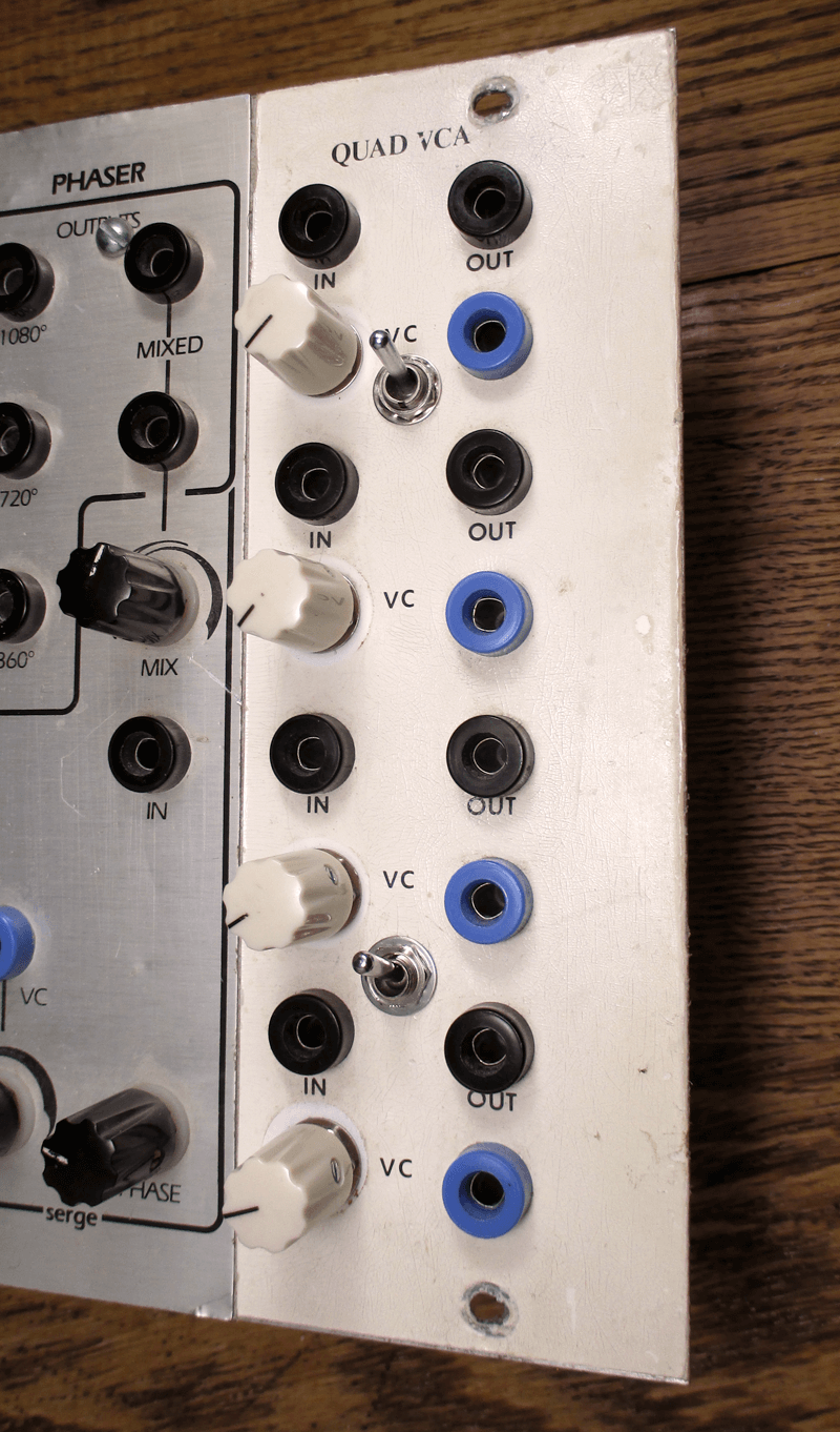 clee 4U synth DIY Quad VCA